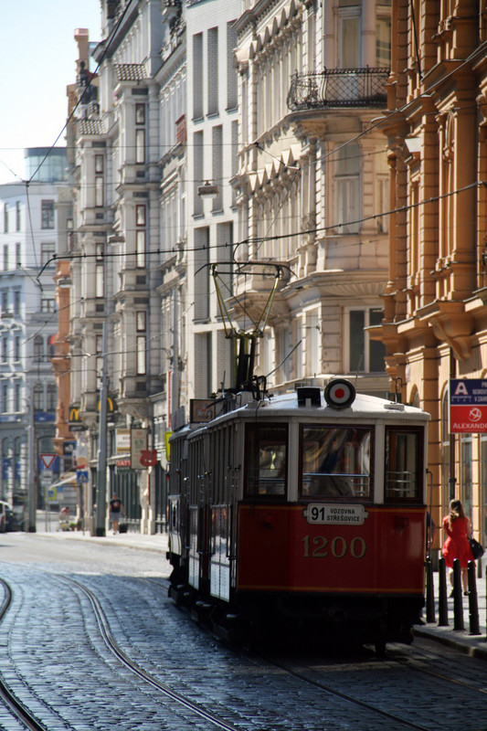 Lots of old trams around in Prague