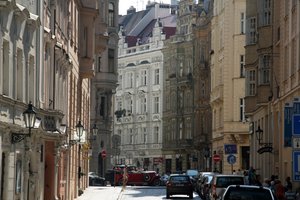 Walking aorund in Prague