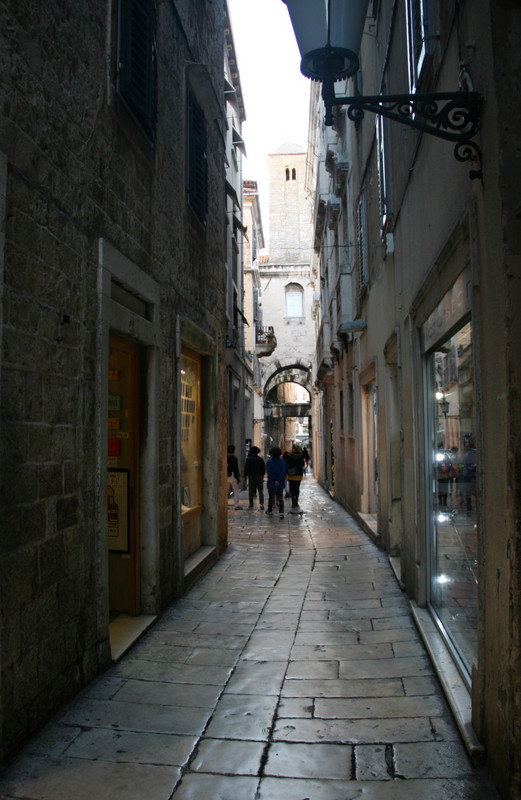 Narrow passageways in the Old Town
