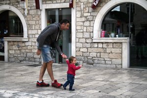 Chasing cats in Trogir