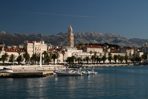 Strolling by the water in Split