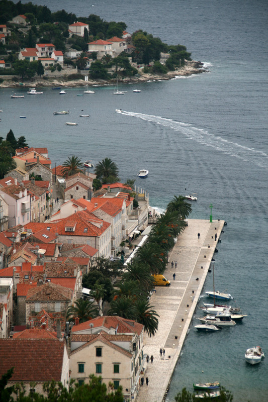 Checking out Hvar from above