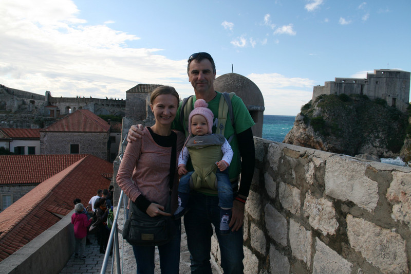 Walking the city walls of Dubrovnik