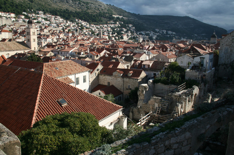 Red rooftops of Dubrovnik