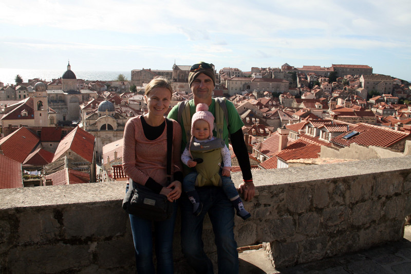 Family photo in Dubrovnik