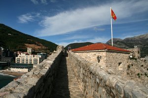 At the citadel in Budva