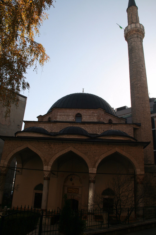 One of many mosques in Sarajevo