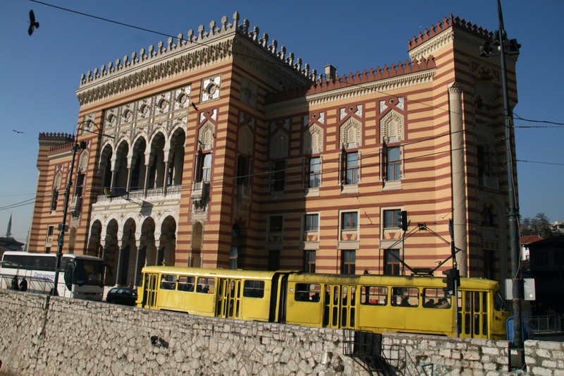 The City Hall in Sarajevo
