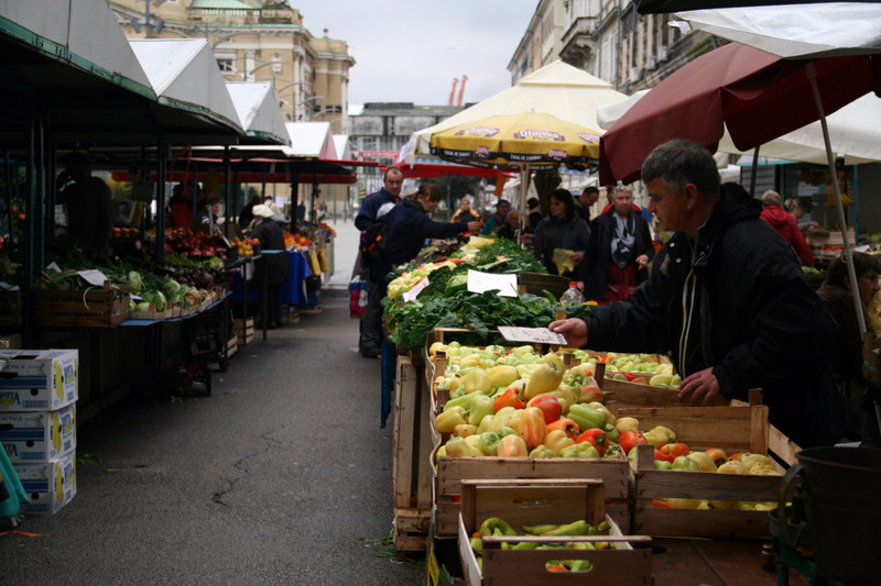 At the market in Rijeka