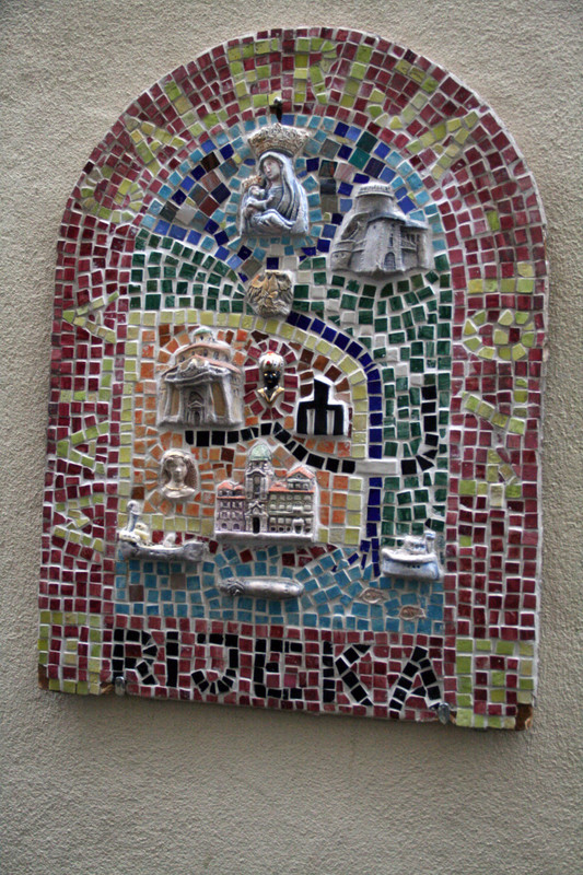 Lovely mosaic in Rijeka