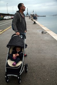 Walking around the harbour