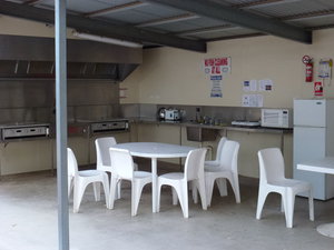 Camp kitchen at Smokey Bay Site