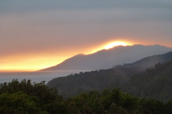 Sunrise over the West Coast