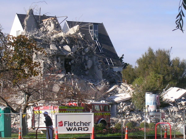 Demolition of Christchurch