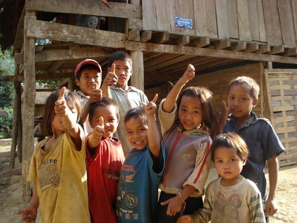 Kids in the Kmu Village 