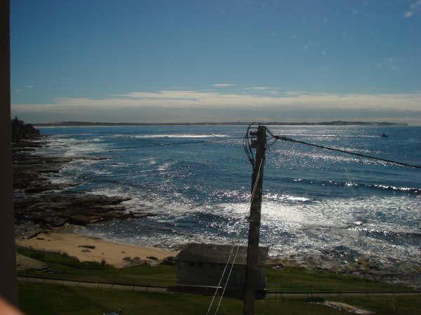View out of the window at Cronulla