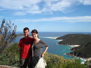Tom and me at Port Stephens 