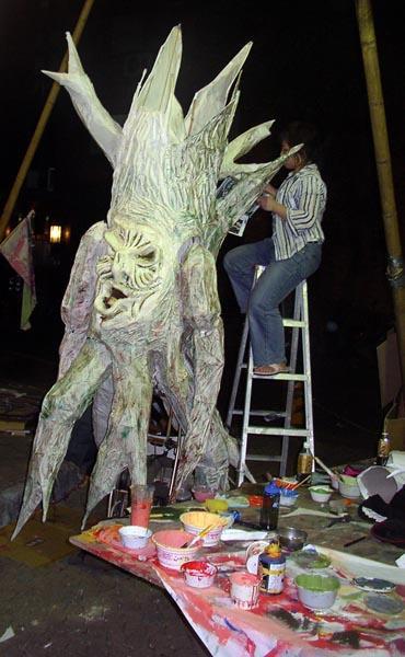 Tree Demon Lantern Puppets 6