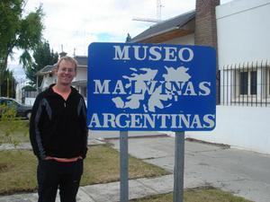 The closed Malvinas museum!