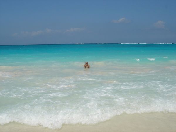 even the water's amazing at Tulum