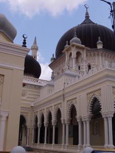 Zahir Moschee von der Seite
