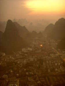 Yangshuo beim Sonnenaufgang