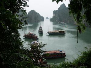 From the caves- Halong Bay