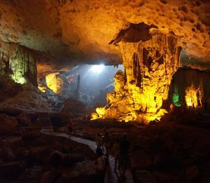 stalagmites and stalactites-Halong Bay
