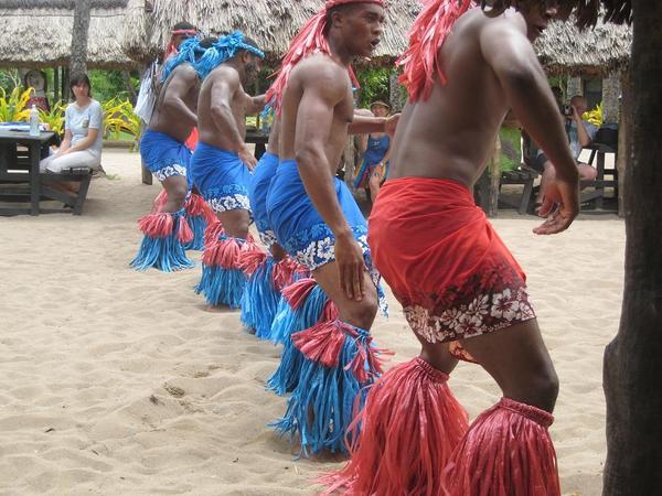 Fijian dancing