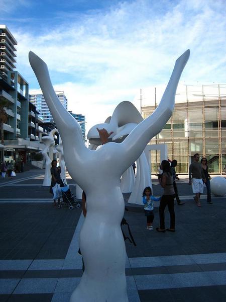 Sculptural walk, Docklands