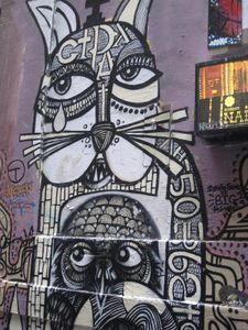Flinders Lane, wicked Graffiti