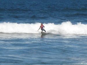 Bells surfing comp, famous surfer allegedly