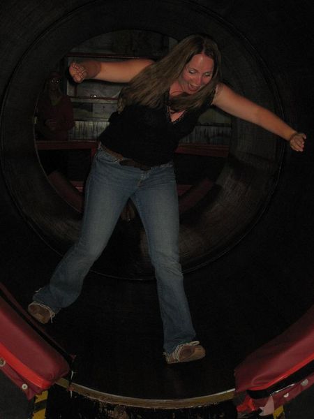 Vicky on revolving thing, Lunar Park