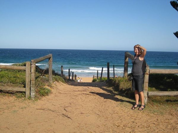 Me on Palm Beach, set of Home and Away