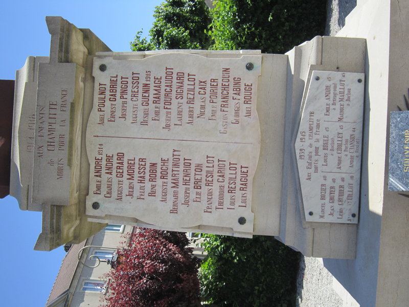 Champlitte War Memorial