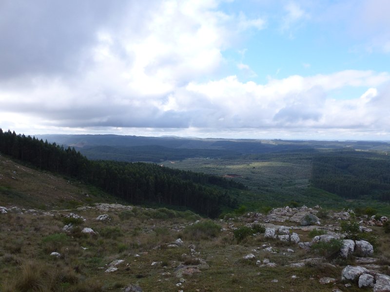 View from the pass in Sierras de Rocha