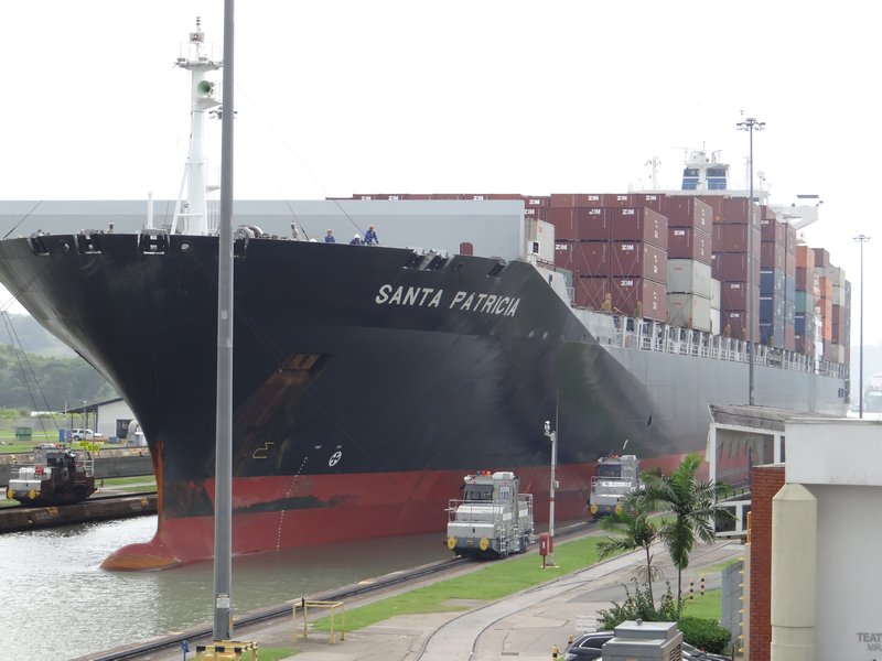 Maximum sized Canal ship, the Santa Patricia