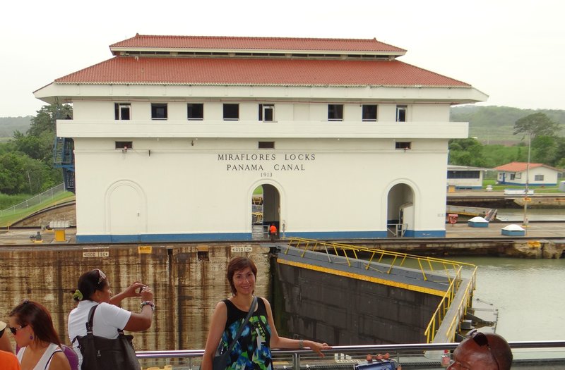 Control building at Miraflores Locks