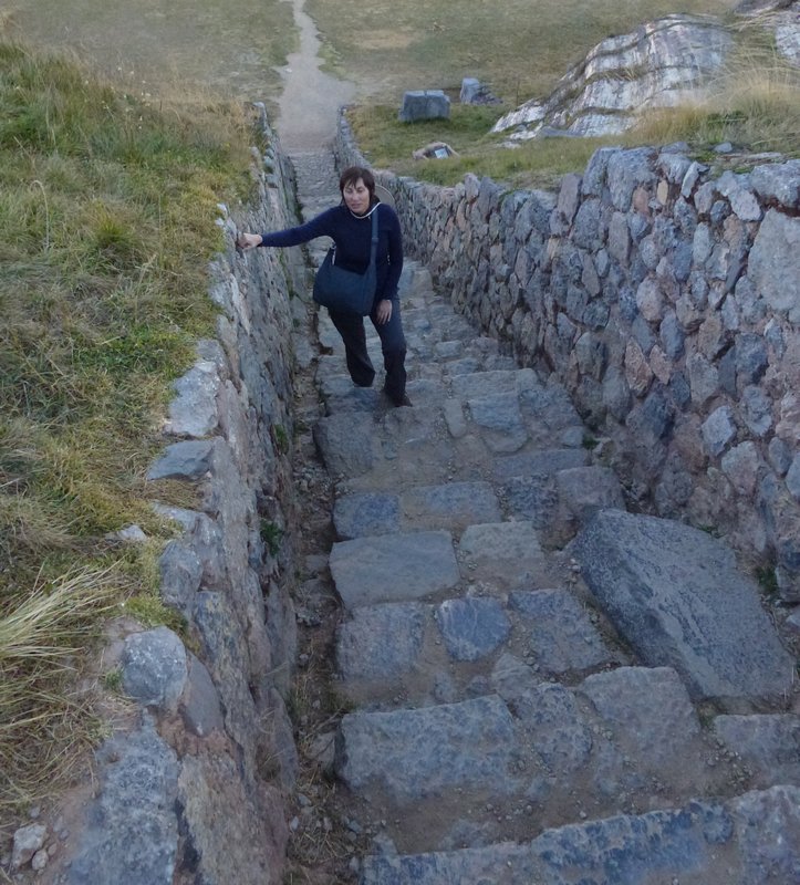 A Sacsayhuaman stairway