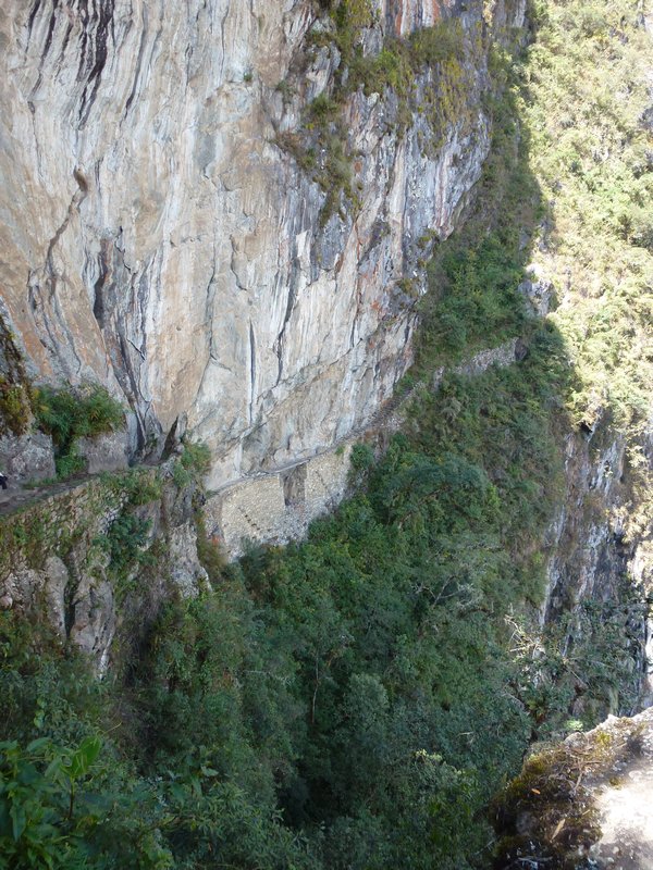 First view of Inca Bridge 