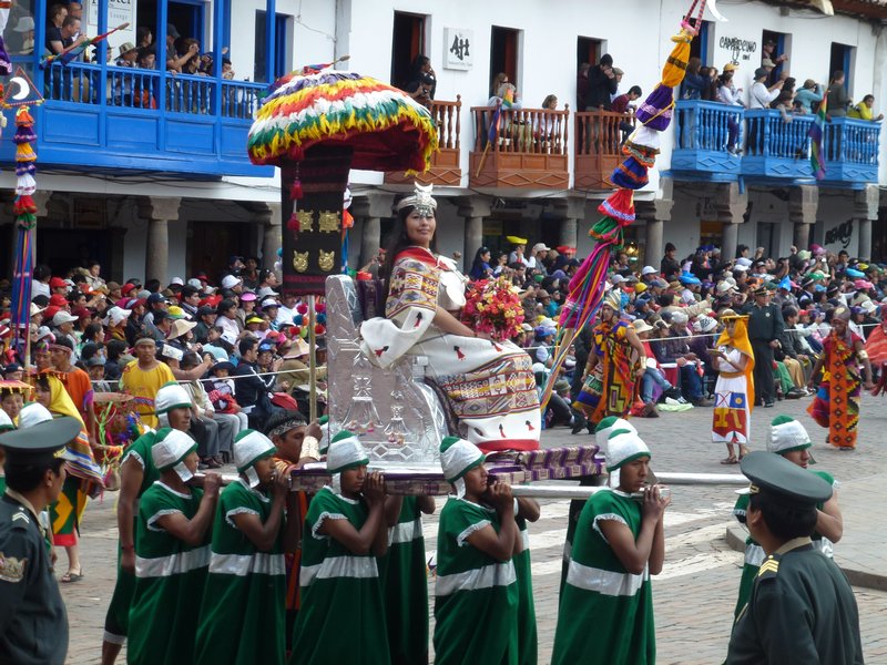 Inca Queen exit procession 2
