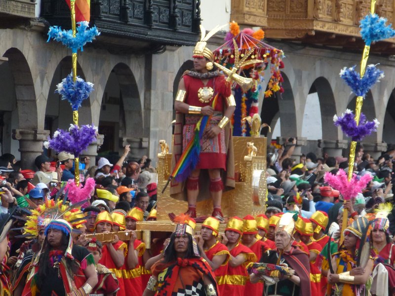 Inca King exit procession 2