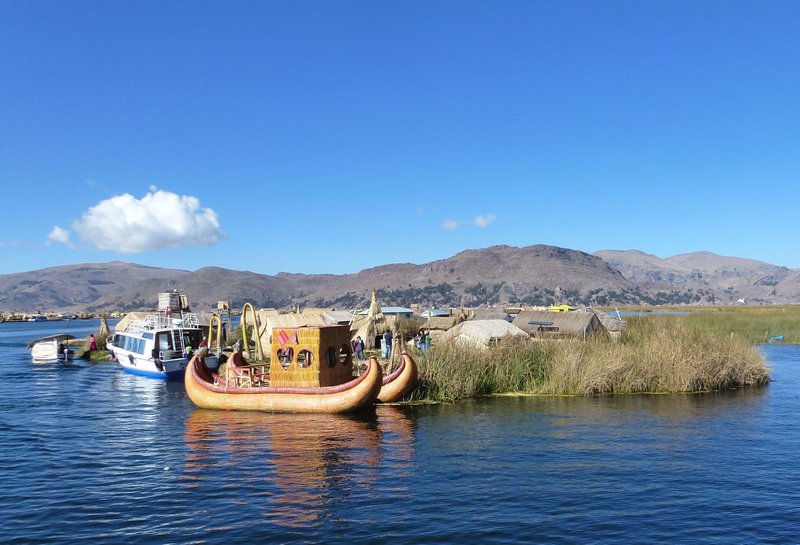 Uros Islands reed boat