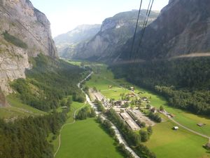 1st Gondola to Schilthorn