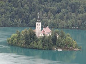 Church of the Assumption on Bled Lake