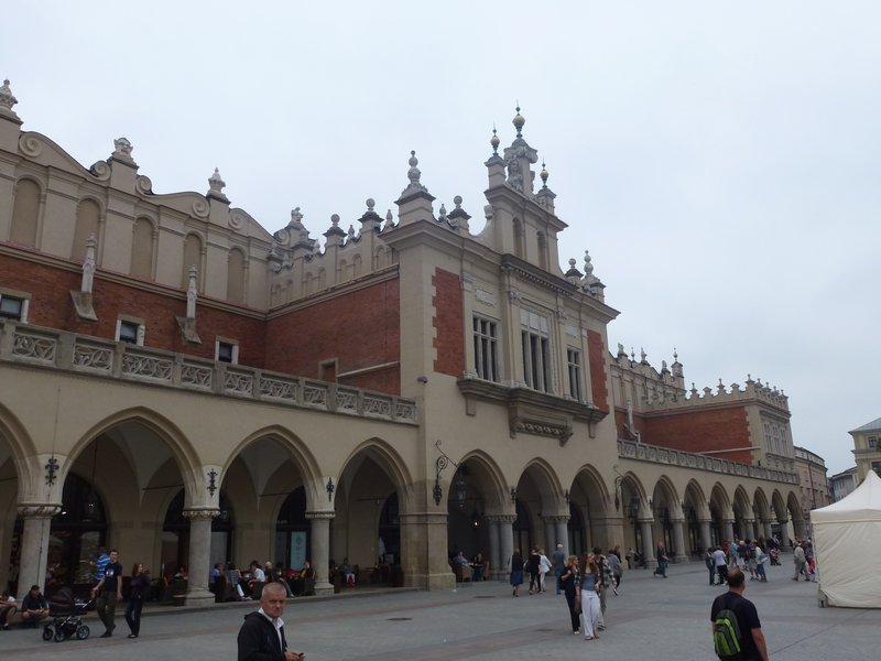Krakow main square craft hall building 1