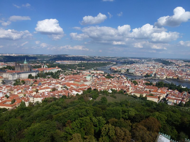 Prague from Petrin Tower