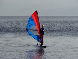 Polis Bay windsurfing 2