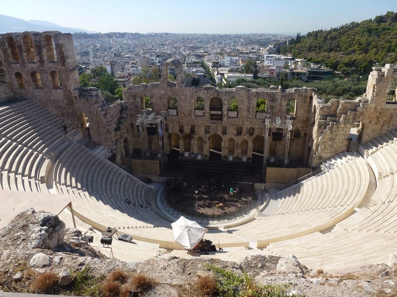 Athens Acropolis Odeum of Herodes Atticus