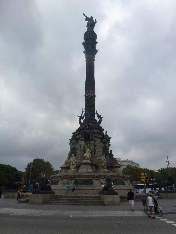 Barcelona Columbus Column